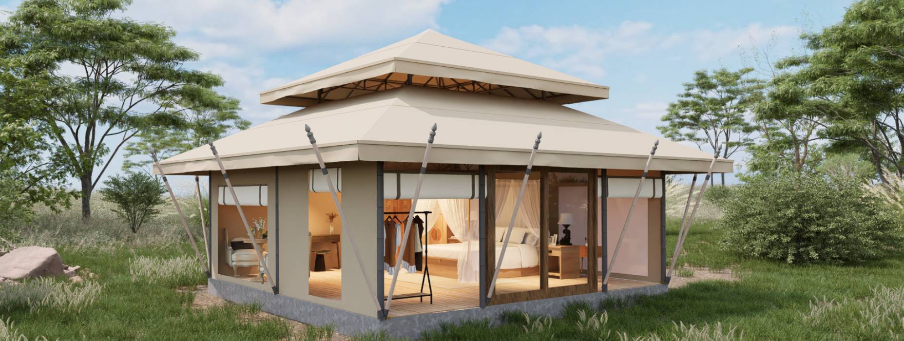 饶阳县户外野奢帐篷